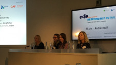 From left to right: Debenham's Caroline Haycock, BRC's Alice Ellison, Kingfisher's Jo Mourant and H&M's Catarina Midby